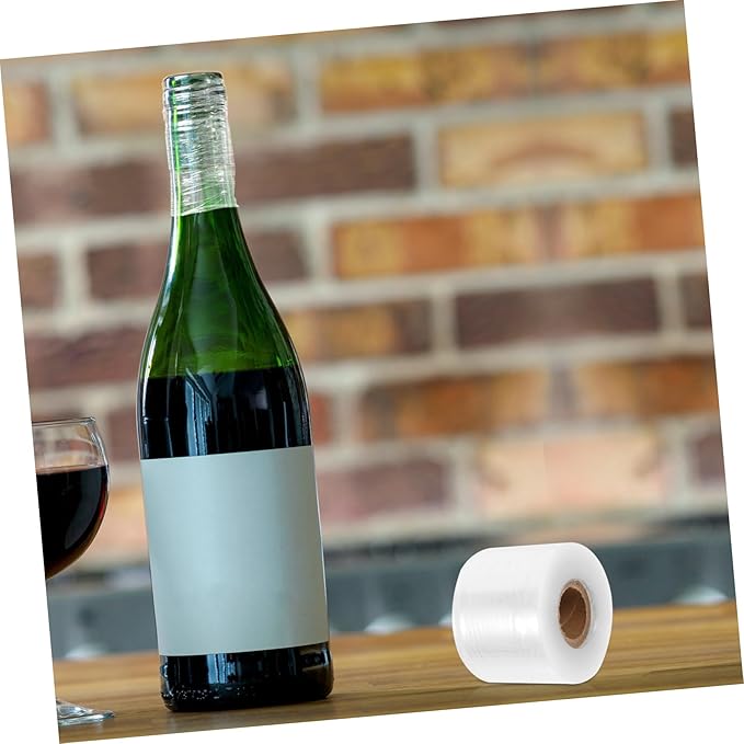 GALPADA 5rolls Wine Bottle Sealing Film Food-grade Cuttable Wine Seal for Preservation of Flavor and