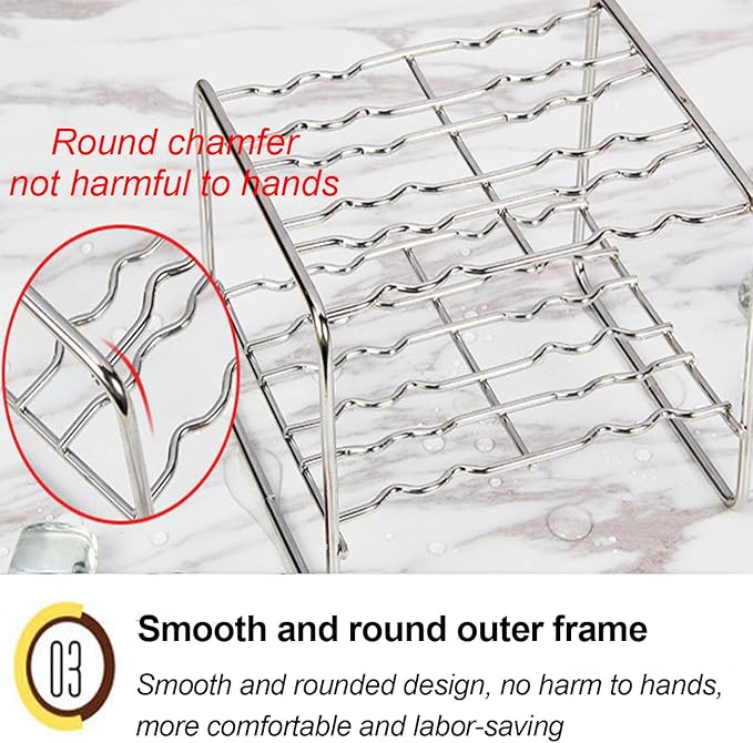 Set of 6 Stainless Steel Popsicle Molds Kit, Metal Popsicle Moulds,Homemade Ice Treat Makerwith 50 Wooden Sticks and 6 Silicone Seals and 20 Pop Bags,Cleaning Brush（Watermelon）