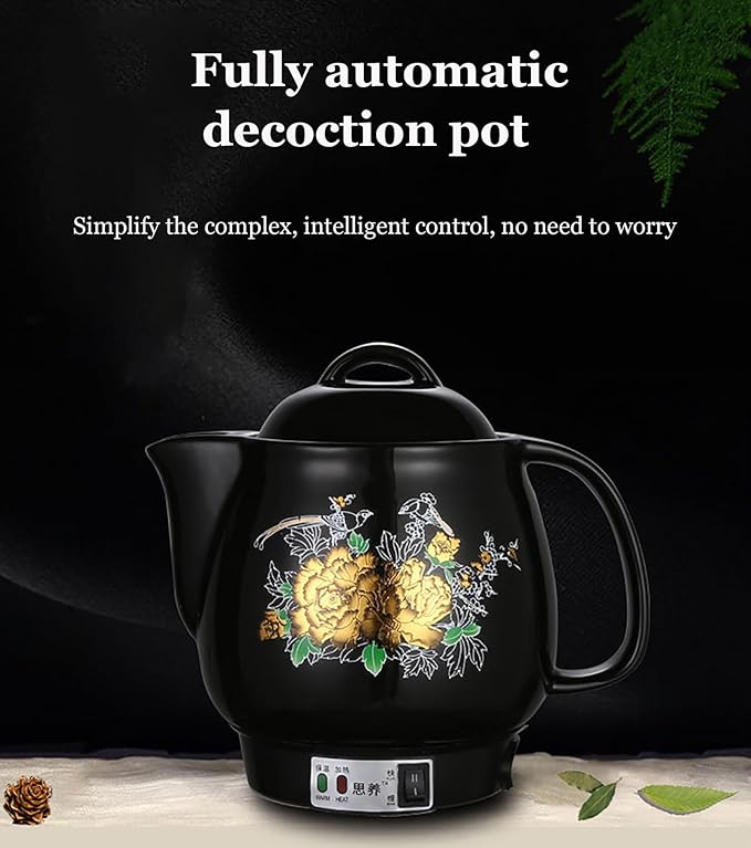 Smart Automatic Chinese Herbal Pot, Herbal Medicine Cooker, Chinese Medicine Cooking Pot, 3 Preset Modes (Decoct/Soup/Tea), with Keep Warm, for TCM Lovers 5L