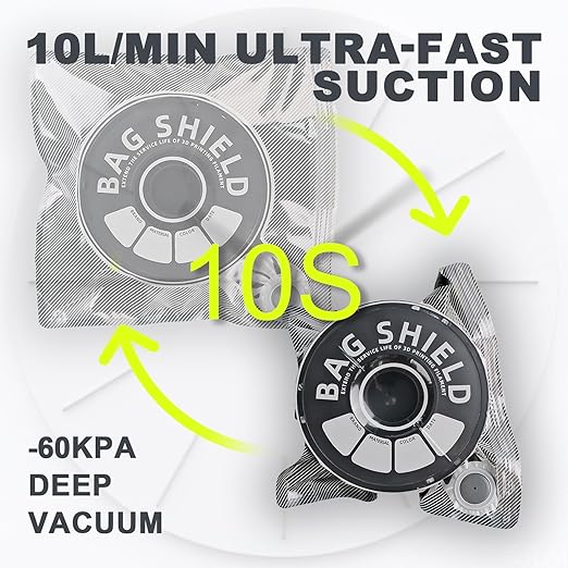 Vacuum-Sealed 3D Printing Filament Bags, 25 Packs Lightproof Vacuum Storage Bags, Moisture-Proof 3D Printer Filament Bags, Sorting & Storage of Various Filament with Desiccant