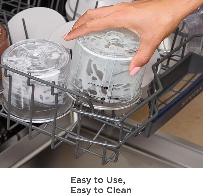 BLACK+DECKER Perfect Pint Ice Cream Maker Accessories – 2-Pack 1-Pint Replacement Jars, Extra Containers for Ice Cream, Gelato, Sorbet & Frozen Yogurt