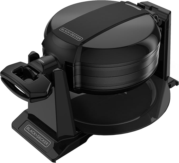 BLACK+DECKER 8-Serving Electric Griddle GD2051B Bundle with Rotating Waffle Maker WMD200B