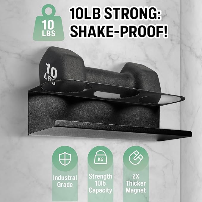 2 Pack Magnetic Cup Holder for Fridge, Water Bottle Organizer for Stanley and Tumbler with Double Sided Tape Hold Stanley Cup Accessories for Kitchen Cabinet