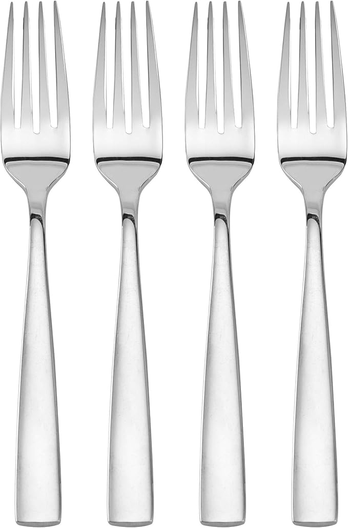 Mikasa, Delano Flatware Service for 4, 20 Piece Set, 18/0 Stainless Steel Silverware Set