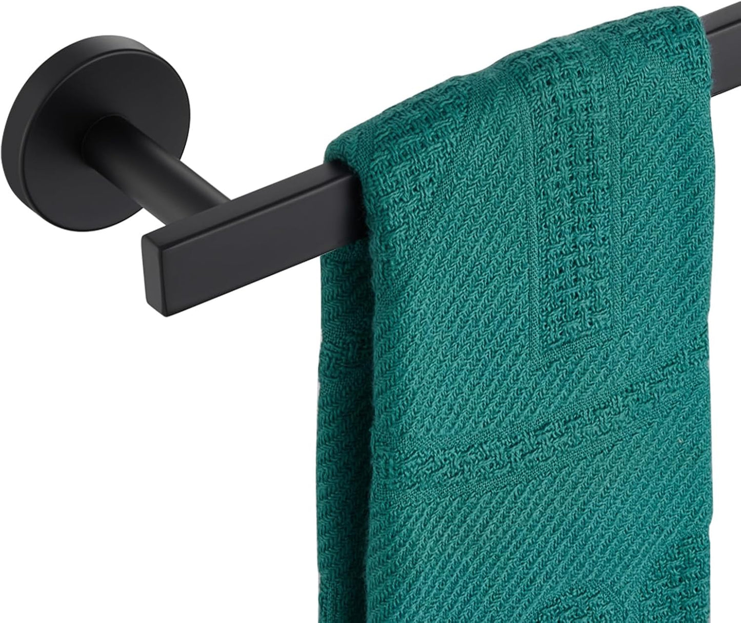 20 Inch Bathroom Towel Bars Bath Towel Racks Kitchen Towel Holder Towel Shelf Wall Mounted SUS304 Stainless Steel Matte Black AN4001MB-L20