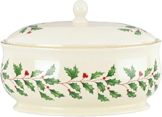 Lenox 863646 Holiday Covered Dish, Christmas Theme