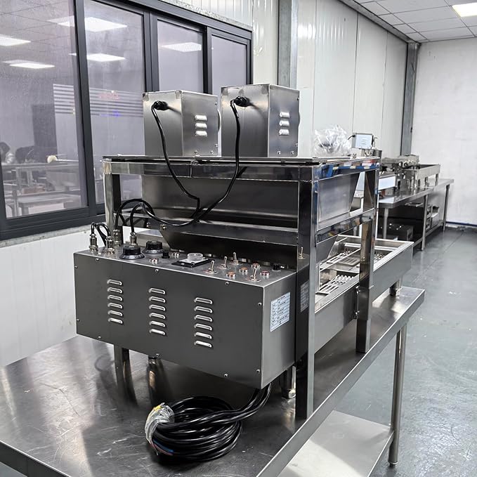 Kolice Commercial Heavy Duty Automatic 4 Rows Donuts Maker Machine/Doughnut Making Machine/Donut Maker- 500-1800 pcs/hour, 12 pcs of Molds, Timer and Temperature Control, Donut Dia. 2"-4.72"