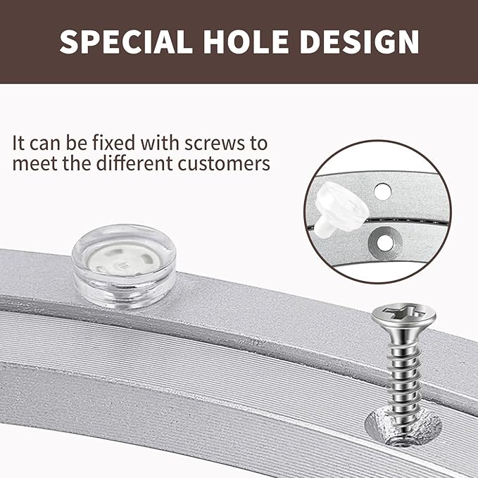 Lazy Susan Hardware Silent Non-Slip Turntable Aluminium Turntable Bearing for Round Dining Table TV Rotating Table 18 inch