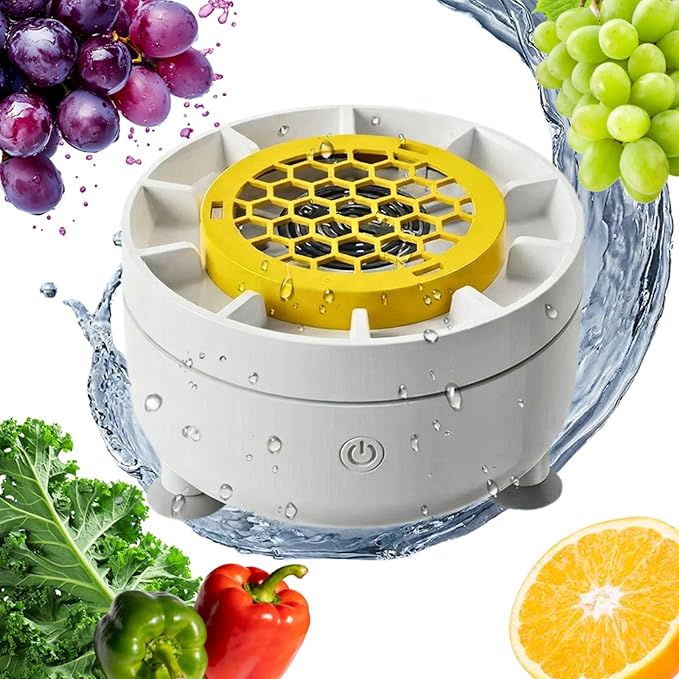 2026 New Produce Cleaner Machine, Fruit and Vegetable Washing Machine for Kitchen, Food Friendly Purifier Family Use (1 Set)