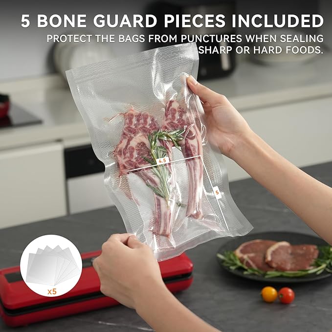 [2024 Q4] 11" x 16" Vacuum Sealer Bags, 100 Count-Ideal for Food Storage, Sous Vide, and Meal Prep, Keep Food Fresh and Nutrients, Wevac Lite