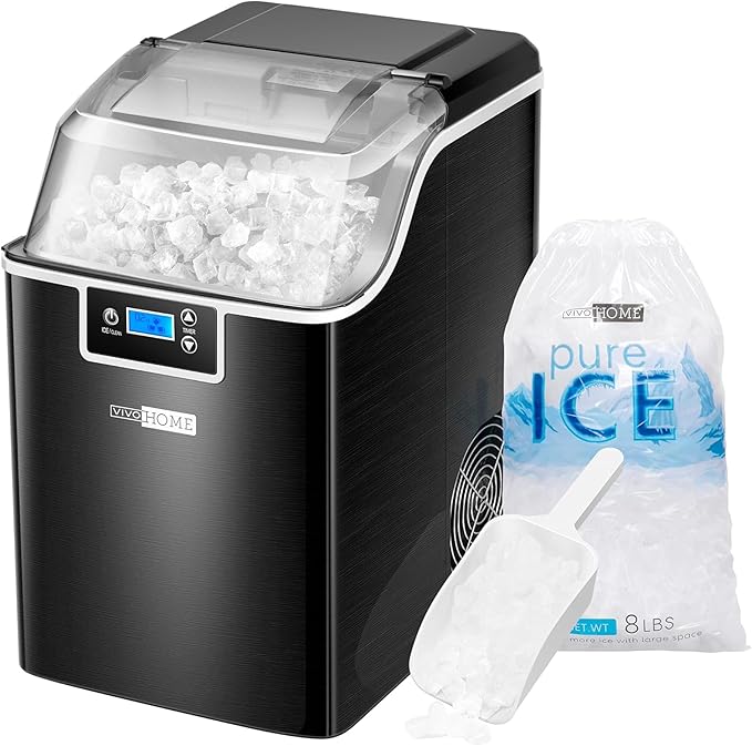 VIVOHOME 6 in 1 Multifunctional Stand Mixer with Nugget Ice Maker Countertop