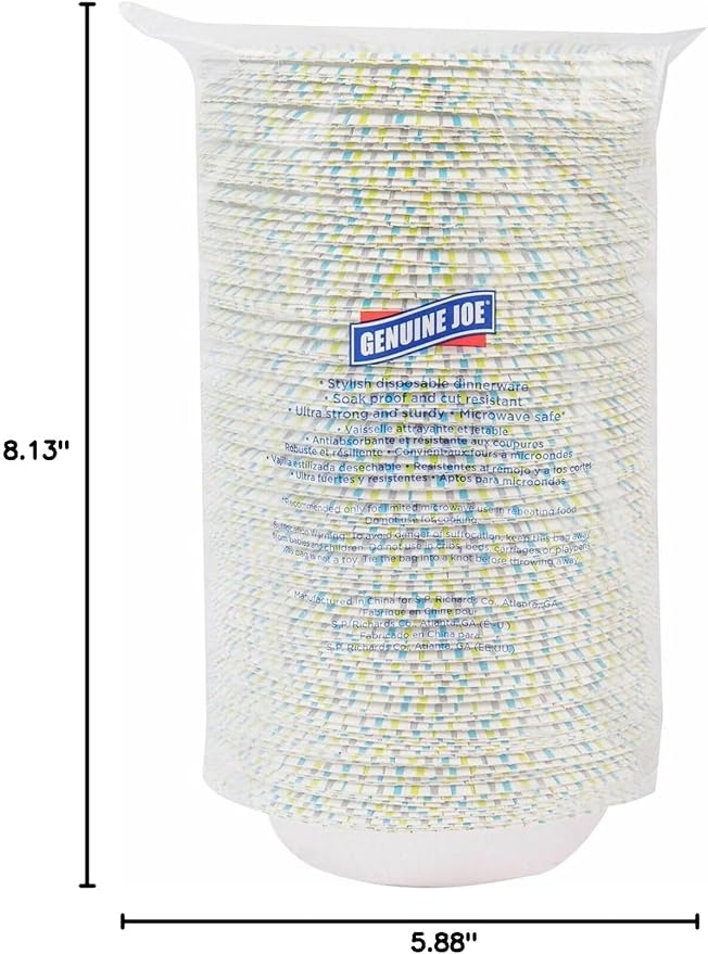 Genuine Joe 12 oz. Paper Bowls (Pack of 125)