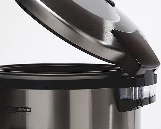Proctor Silex Commercial 37560R Rice Cooker/Warmer, 60 Cups Cooked Rice Capacity, Nonstick Inner Pot, Hinged Lid, Stainless Steel Housing, Conforms to NSF