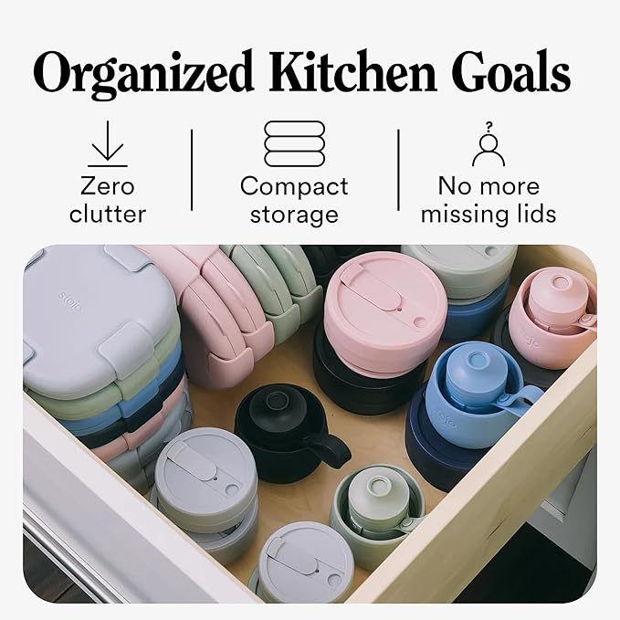 STOJO Collapsible Sandwich Box – 24oz, Reusable Food Storage Container, Silicone Bowl for Hot/Cold Food – Meal Prep, Lunch, Camping, Hiking – Dishwasher Safe (Set of 1, Carnation Pink)