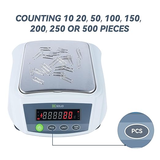 U.S. Solid Precision Balance 2000g x 0.01g Analytical Digital Lab Scale Analytical Balance for Kitchen Jewelry Scientific