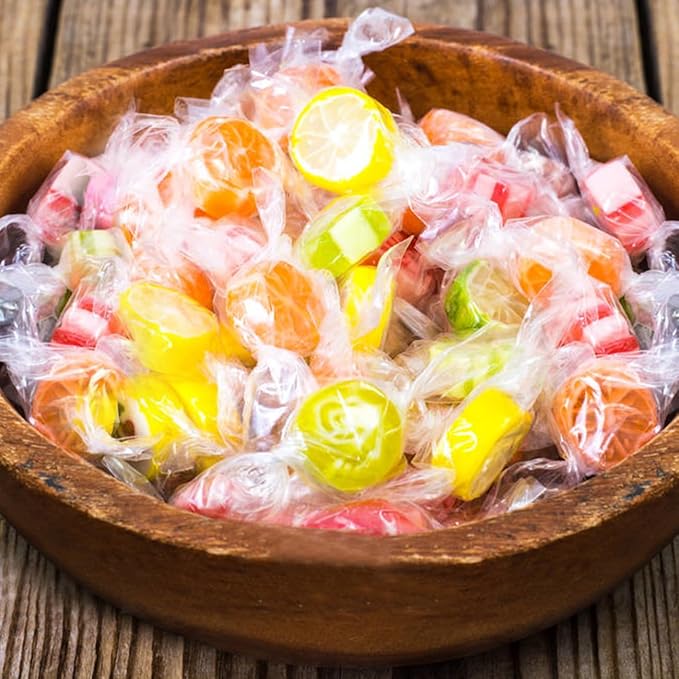 Candy Wrappers for Homemade Candy, 1000 Square Sheets Natural Cellophane, 5"x5" Clear Caramel Wrappers for Chocolate Lollipop Candy Making Supplies