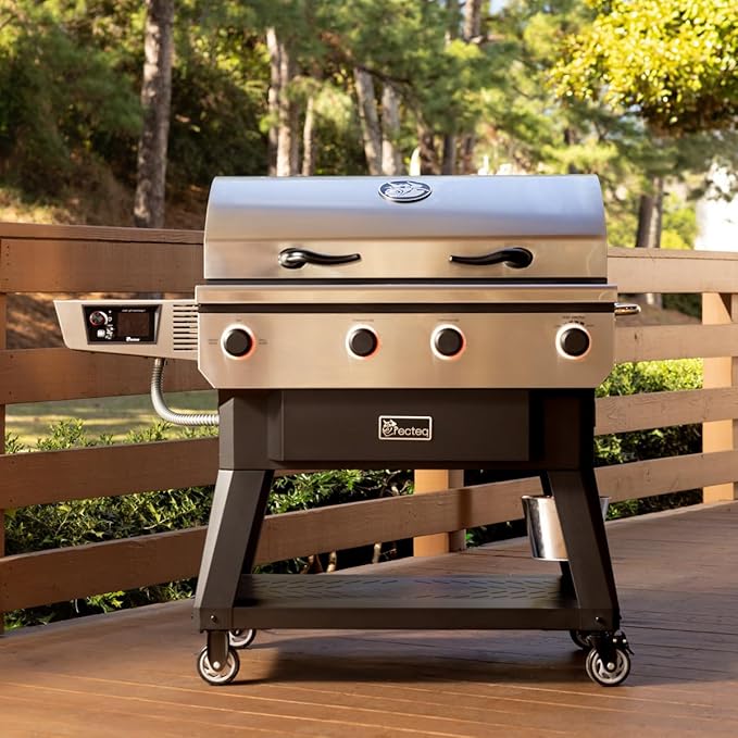 recteq X-Fire Pro 825 Wood Pellet Smoker Grill, Wi-Fi Electric Pellet Grills, Dual Cooking Modes for Hot and Fast + Low and Slow Cooking (Grill + Basics Bundle)
