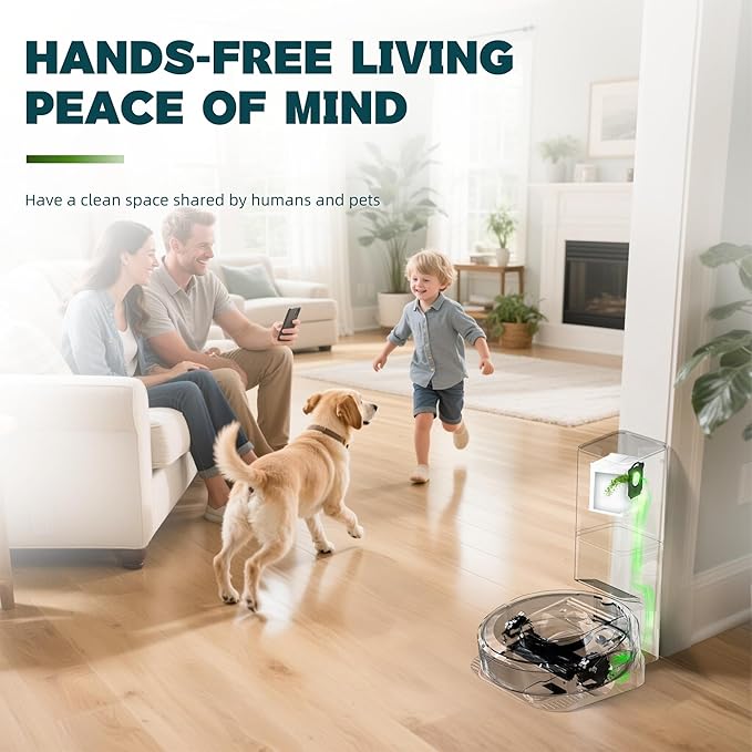 Vacuum Bags Replacement Compatible with iRobot Roomba i7, i7+, i3, i3+, i1+, i4, i4+, i6, i6+, j7, j7+, i8, i8+,s9, s9+ Plus, i & s & j Series Clean Base Automatic Dirt Disposal Bags, Pack of 3
