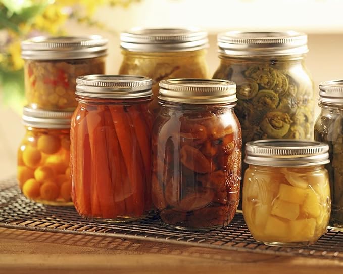 Dalzom® 72Pcs Canning Lids Wide Mouth, Premium Mason Jar Lids for Ball, Kerr Jars - Food Grade Material, 100% Fit & Airtight for Wide Mouth Mason Jars