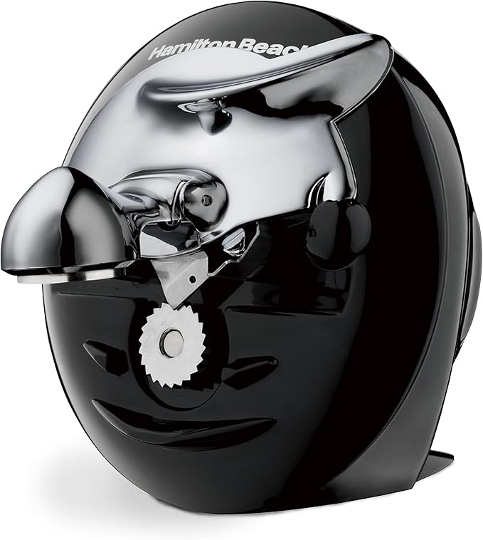 Hamilton Beach Walk 'n Cut Electric Can Opener for Kitchen,Use On Any Size,Automatic and Hand-Free,Cordless & Rechargeable,Easy Clean Removable Blade,Black (76501G),(Pack of 2)