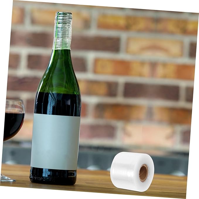 GALPADA 3rolls Wine Sealing Film Food-grade Bottle Mouth Film for Airtight Closure for Home Bars and Parties and Delicious