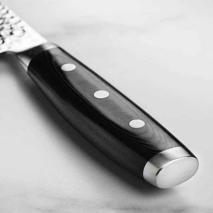 Enso Large Chef's Knife - Made in Japan - HD Series - VG10 Hammered Damascus Stainless Steel Gyuto - 9.5"