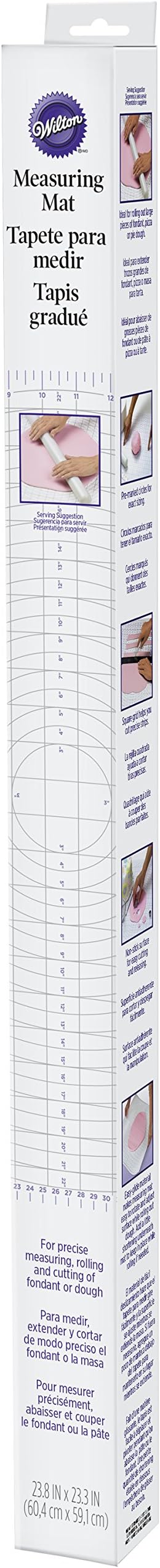 Wilton Measuring Mat, Polyester, White, 60.4 cm x 59.1 cm