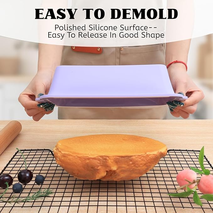 Bread Pans for Homemade Bread：9.5 x 5 Inch Silicone Loaf Pan for Baking with Metal Frame - Nonstick Banana Loaf Tin Tray for Sandwich Sourdough Pumpkin Sour Dough - for Oven Kitchen Home Baker
