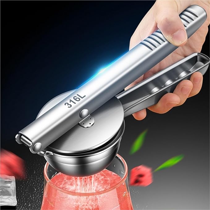 316 Stainless Steel Manual Juicer - Lemon Squeezer & Orange Press For Home Kitchen Use