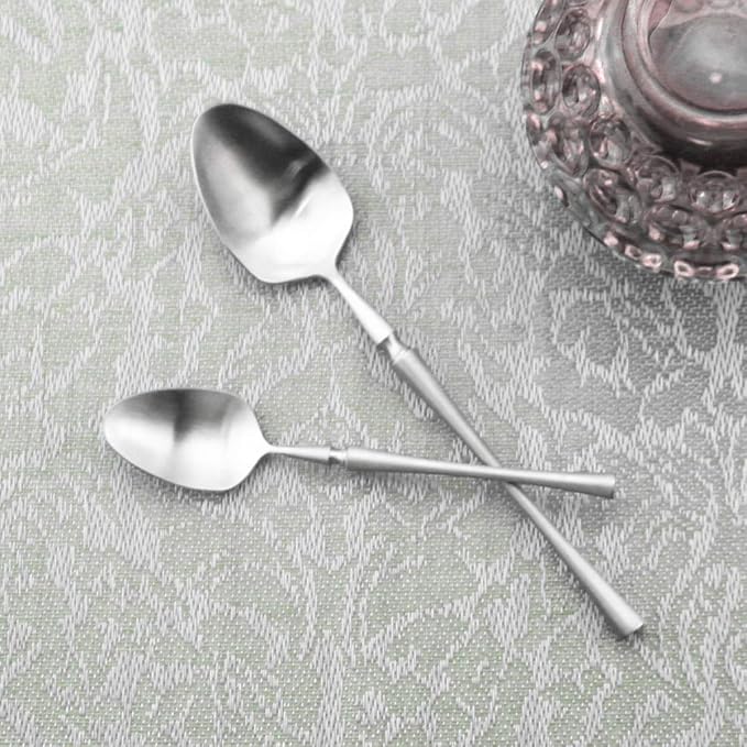 Gugrida Unique & Beautiful Flatware Set - 5 Piece Iridescent Silverware Sets | 18/10 Stainless Steel Reusable Cutlery Set | Utensils Service For 1 with Dessert Fork, Knife, Spoon, Dinner Fork