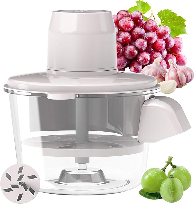 Anweller Garlic Peeler Machine, Electric Grape Peeler, Upgraded Blade System, Automatic Peeler for Small Fruits and Vegetables