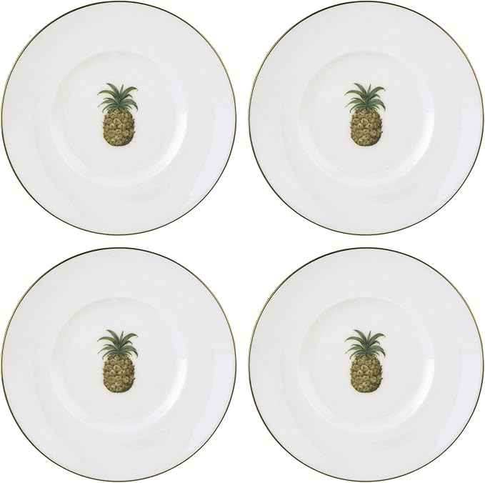 Lenox 897296 British Colonial Bamboo Dessert Plates, Set of 4