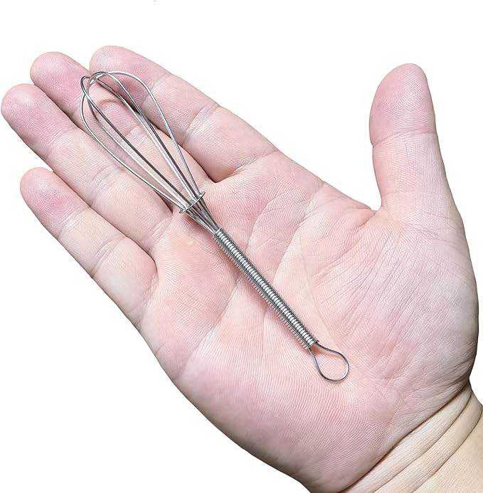 CHuangQi 5 Inch Endurance Stainless Steel Mini Whisk/Egg Beater, Set of 12