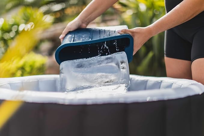 CHILL SEEKER Extra Large Ice Block Mold for Ice Bath, XXL Ice Bath Ice Mold, Reusable Silicone Ice Block Mold, 15lb of Ice Molds for Ice Bath Block Ice Mold, Large Ice Molds for Cold Plunge, Blue