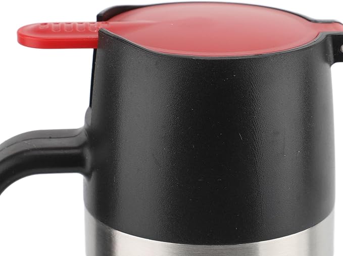 Honey Dispenser No Drip, 350ml Glass Syrup Dispenser for Coffee or Tea, Honey Jar with Handle, Removable Top and Bottom Cover, No Drip Pouring Honey Container Jar (Black)