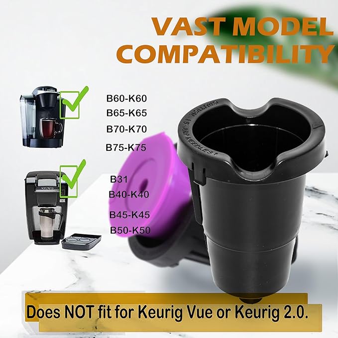 SKYPIA Replacement for K Cup Pod Holder Part with Exit Needle - Reusable Coffee Filter Holder for My K-Cup, Coffee Makers Accessory (Single Pack)