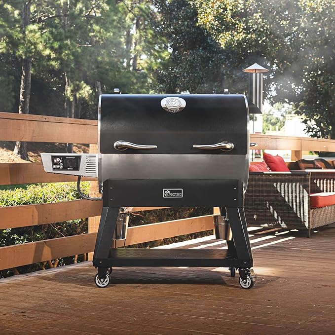 recteq Pellet Grill Smoker - Flagship 1600, Wood Pellet Smoker, BBQ, Wi-Fi Smart Grill, 1667 Sq. In. Cook Space, 40 lb Hopper