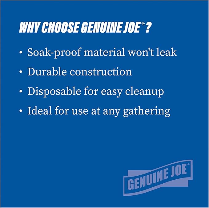 Genuine Joe 12 oz. Paper Bowls (Pack of 125)