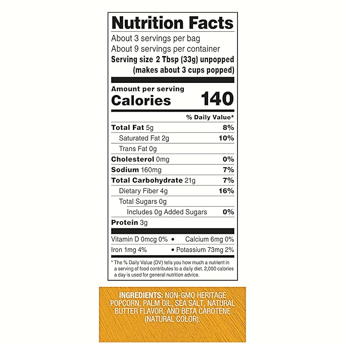 Black Jewell Gourmet White Microwave Popcorn, Touch of Butter, 10.5 Ounce (Pack of 1)
