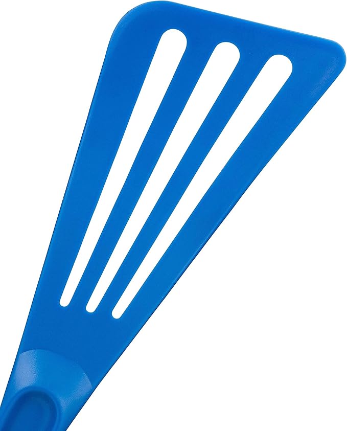 Matfer Bourgeat Exoglass® High Temperature Pelton Spatula, Blue