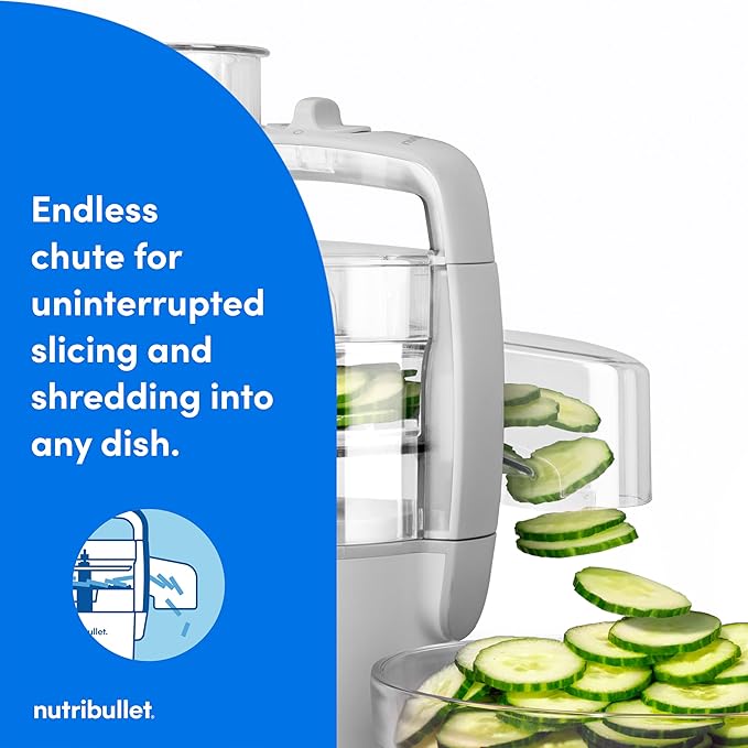 nutribullet Limitless Food Processor Matte White