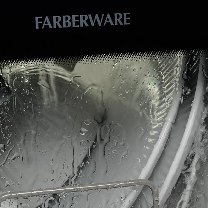 Farberware Portable Countertop Dishwasher with 5-Liter Built-in Water Tank - 5-Program System for Home, RV, and Apartment - Wash Dishes, Glass, and Baby Products