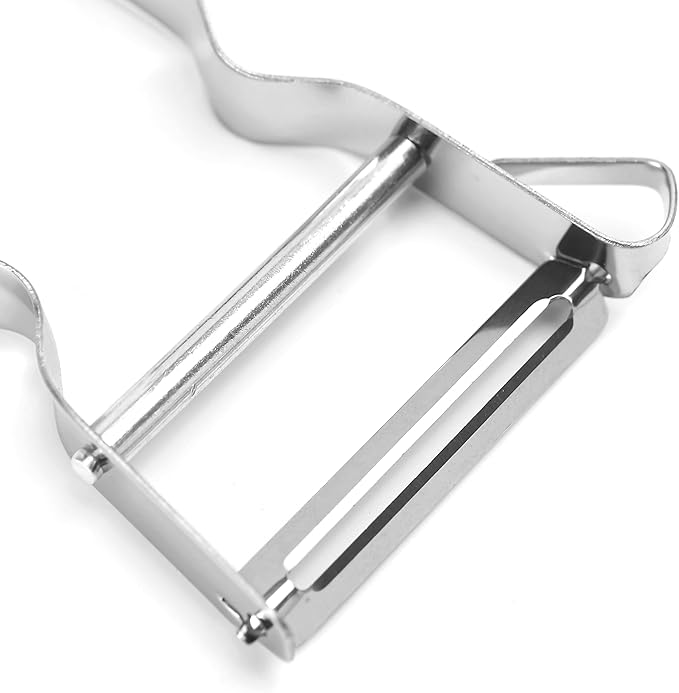 3pcs Genuine Inox Handle Straight Blade Peeler for Kitchen - Star Potato & Fruit Vegetable Metal Blade Rex Speed Bar