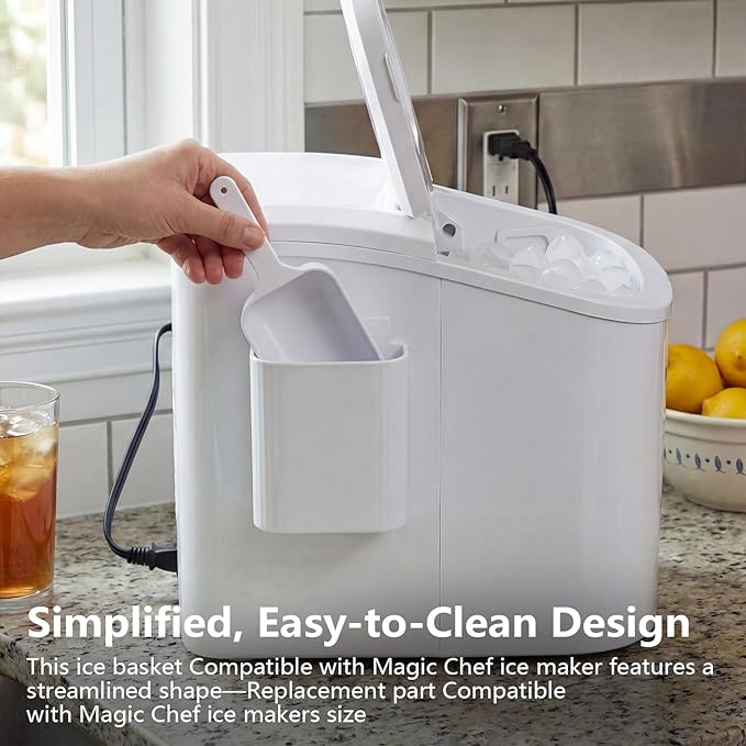 Ice Basket Compatible with Magic Chef Ice Maker, Replacement Ice Maker Basket for Magic Chef – Durable & Easy-Install Ice Basket Models