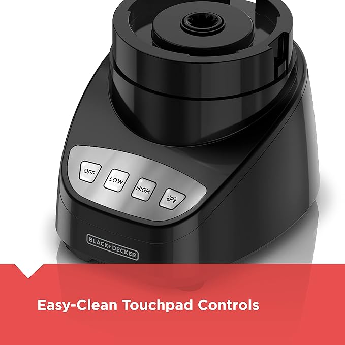 BLACK+DECKER 8-Cup Food Processor and 10-Speed Countertop Blender Bundle