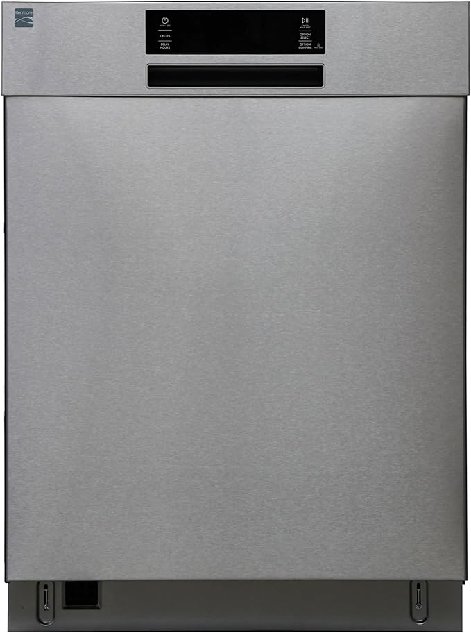 Kenmore 22-14595 24" Built-In Dishwasher - UltraWash, SmartWash, Sanitize Rinse, SmartDry and Leak Detection - 14 Place Settings - 51 DBA - ENERGY STAR Certified - 24" - Stainless Steel