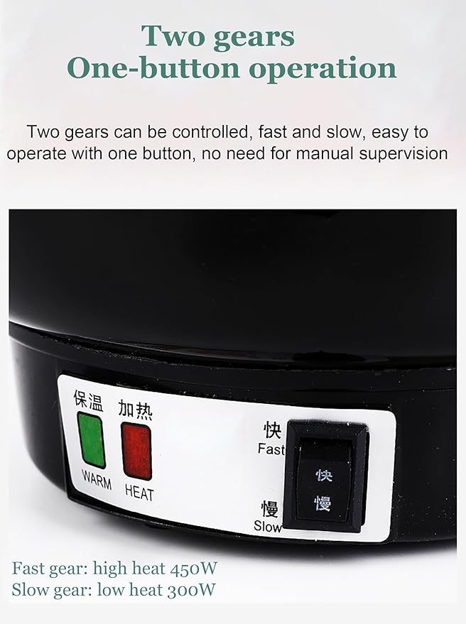 Electric Smart Herbal Pot, Automatic Chinese Medicine Decoction Pot, 3 Temp Modes (Boil/Simmer/Warm), Auto Shut-Off & Boil-Dry Protection, for TCM, Herbs, Tea