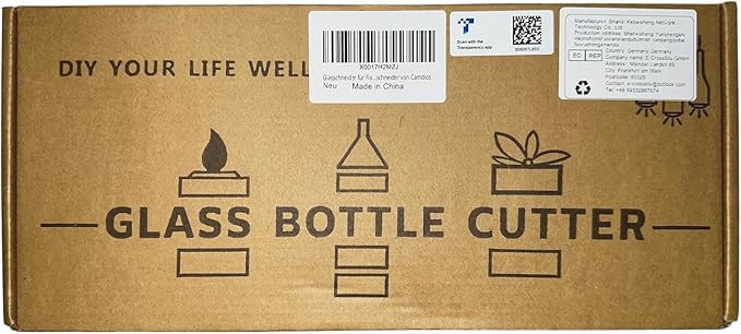 Glass Bottle Cutter, Upgraded Bottle Cutting Tool Kit, DIY Machine for Cutting Wine, Beer, Liquor, Whiskey, Alcohol, Champagne, Bottle Cutter for Round Bottle by Camdios