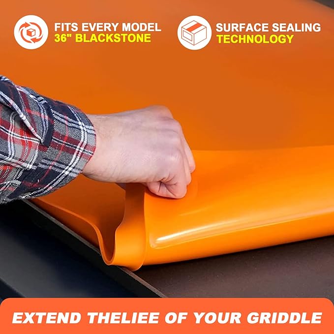 Silicone Baking Mat Roll, Non-slip Silicone Pastry Mat, Non-Stick Reusable Liner for Electric, Gas, Toaster Ovens, Grills - Kitchen Accessory to Keep Oven Clean - 36IN x 21FT