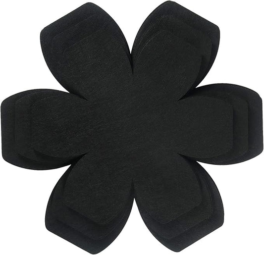 BYKITCHEN Larger & Thicker Pan Protectors, Set of 12 and 3 Different Sizes, Felt Pot Pan Separators, Pan Dividers Pads for Stacking and Protecting Your Cookware